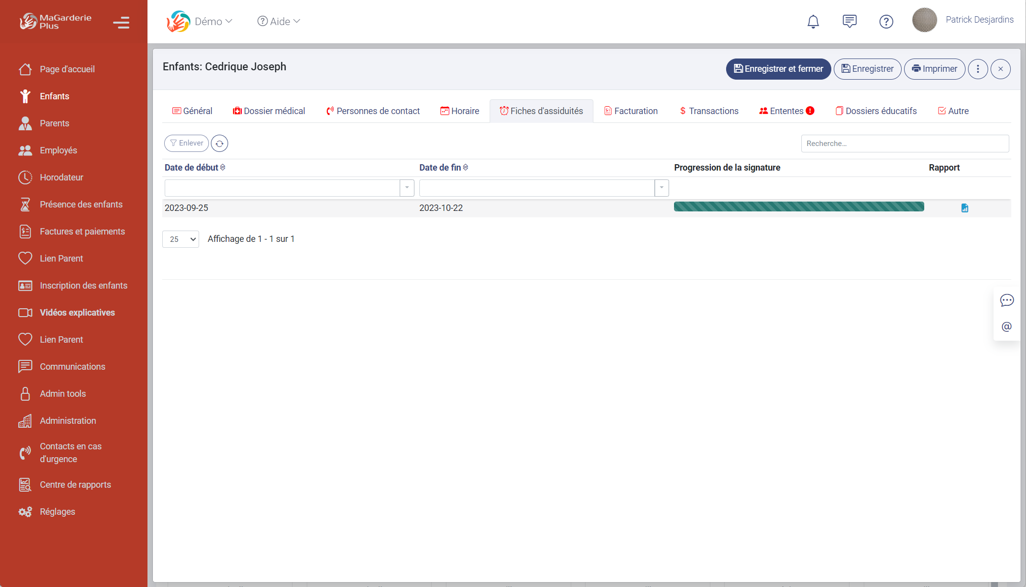 MaGarderie Plus: Présence des enfants de A à Z et au-delà