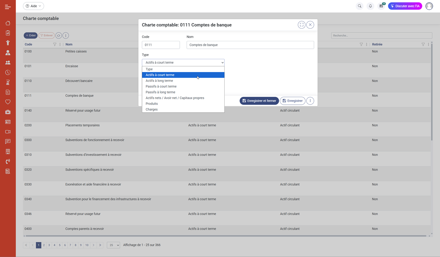 MaGarderie Plus Module Finances